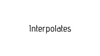 How to pronounce Interpolates / Interpolates pronunciation