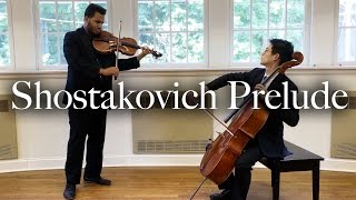 Shostakovich Prelude for Cello and Viola | Nathan Chan and Michael Casimir