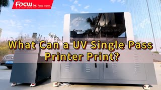 What can a UV Single Pass printer print?  How to customize printing on portable plastic bags?