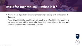 PFP CPD Webinar  - Making Tax Digital – Digitally Challenged