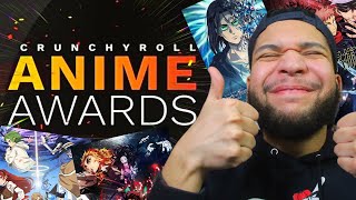 2022 CRUNCHYROLL ANIME AWARDS!!!! (My Votes)