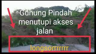 Sadis🔜Gunung Pindah menutupi jalan/longsor/Soe NTT#capten