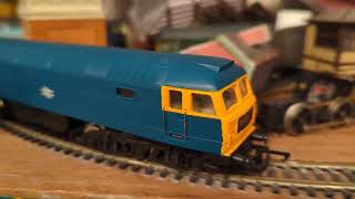 oo gauge Hornby BR blue Class 47421 locomotive test run for ebay