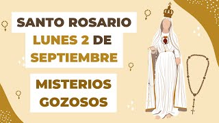 🙏✝️ Santo Rosario (COMPLETO) de hoy lunes 2 de Septiembre del 2024 - Misterios Gozosos  🌷🤍