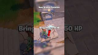 Fortnite New Broken Rotation 😱 #shorts