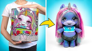 SATISFYING Poopsie Glitter Unicorn: Unbox, Add Glitter And Make Slime!