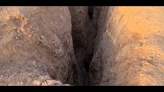 Exploring the second-strike zone at Mr. Ahmadu's second gold mine in Bîr Mogreïn, Mauritania.