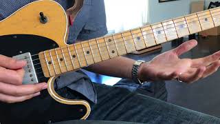 Jamey Arent -- Robben Ford Cannonball Shuffle Guitar Solo Part 1