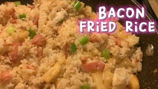 BACON FRIED RICE RECIPE #charmeleon #viral #trending #bacon