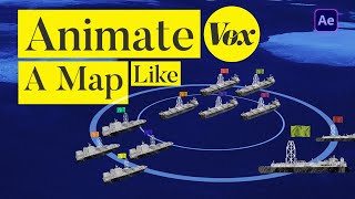 How To Make A Vox Style Map Animation | After Effects Tutorial