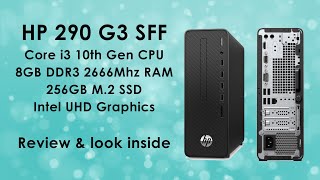 HP 290 G3 SFF Desktop PC review and look inside