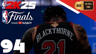 NBA 2K25 =My Career= [PC] (4K) EP94 {The NBA Finals} Game 2 {Timberwolves @ Bulls}