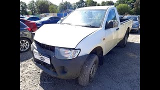 Обзор машины и проверка работы двигателя MITSUBISHI L200-IV  2008г. 4Х4 2.5 D МКПП  Англия H04