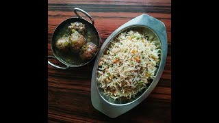 Veg Fried Rice & Veg Manchurian