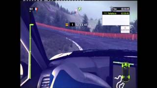 WRC2 gameplay Klevener 1 Rally France PS3 G25