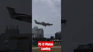 PC -12 Pilatus Nice Landing