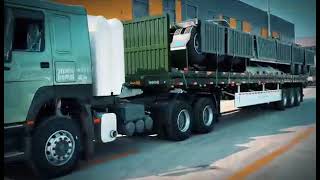 Cargo semi trailer ready to ship