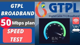 GTPL BROADBAND 50 Mbps Speed Test - Ookla and FAST.com