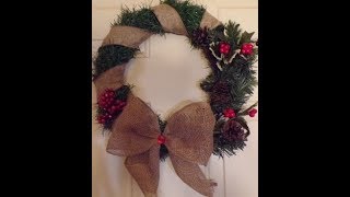 Country Winter Wreath