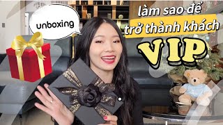 ĐẬP HỘP QUÀ GIÁNG SINH TỪ CHANEL, GUCCI, HUBLOT | Unboxing | MIMI OFFICIAL