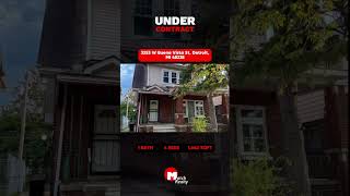 UNDER CONTRACT 0515  #detroit #detroitrealestate #realestate #michiganrealestate #detroitrealtor