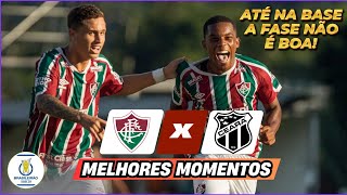 QUE FASE MEUS AMIGOS! FLUMINENSE 2 X 2 CEARÁ | GOLS DO JOGO | BRASILEIRÃO SUB-20 2024 | 12ª RODADA