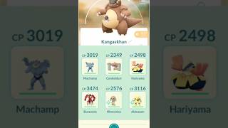 My Buildup for kangaskhan Pokemongo#pokemon #ポケモンgo #pokemongo #raidbattles #pokemongame #kangaskhan