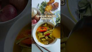 Cambodian Somlar Machu Kreung.  #foodvideo #shorts #short #shortsrecipe #recipeshorts #lemongrass