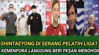 SHINTAEYONG, PSSI & KEMENPORA BERI PESAN MENOHOK USAI PELATIH LIGA 1 BANYAK PROTES KE SHINTAEYONG