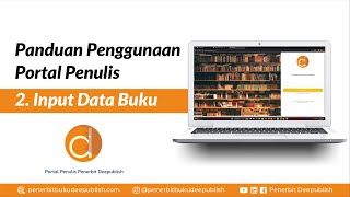 Tutorial Penggunaan Portal Penulis | Input Data Buku (Part 2)