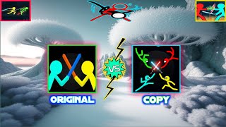 SUPREME DUELIST STICKMAN 🇷🇺 🇻🇳 ORIGINAL VS COPY 🇧🇷 #animation #stickman #gaming @alanbecke