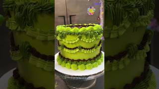 green cake design #cak ideas