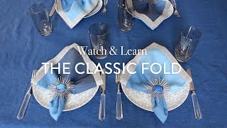 Watch & Learn: The Classic Fold