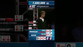 Kevin's All-In Move Faces a Challenging Flop #shorts