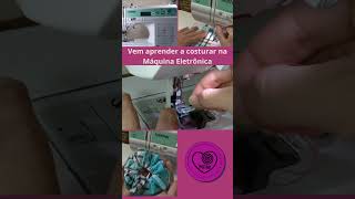 Vem aprender a costurar na máquina eletrônica qb9110l da Brohter no Ateliê Adriana Perin Milie.