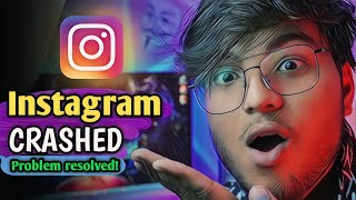 Instagram Crashed Problem after Update 😭| Instagram not working today 05 April 2023 #problemSolved