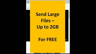 Send Large Files (Up to 2GB) for Free!#Shorts!