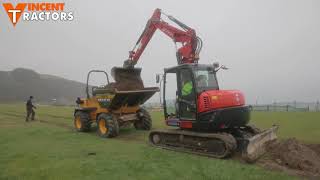 Trevor Johns Plant Hire | St Austell | Kubota KX080 4N Excavator | Review