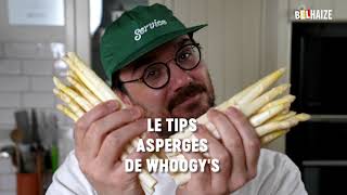 Les Asperges avec Whoogy's. Et Hilde Tijskens, productrice.