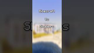 Minecraft: Vanilla vs Shaders (The Difference is INSANE) #shorts #minecraft #memes