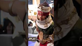 😮 EREMITE STONE ENCHANTER COSPLAY 🪨 Genshin Impact - #shorts