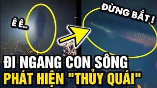 Đi ngang khúc sông ban đêm, nhóm người phát hiện CON CÁ KHỦNG nhiều người khuyên KO BẮT | Tin 3 Phút