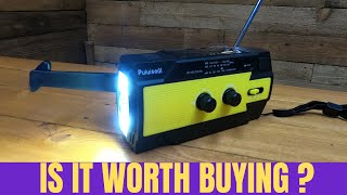 BEST Emergency Solar Crank Weather Radio with Light FULL REVIEW!