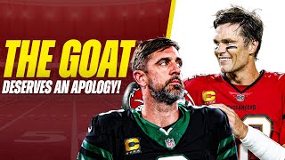 Apologize for comparing Aaron Rodgers to Tom Brady! #tombrady