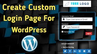 How To Create WordPress Custom Login Page In Urdu/Hindi  🔒