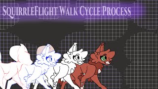 Squirrle Flight Walk Cycle Progress