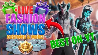 🔴 BEST FORTNITE FASHION SHOWS & CUSTOMS LIVE! | HIDE & SEEK | BEST ON YT!! | NO GRIEF VIEWER GAMES!