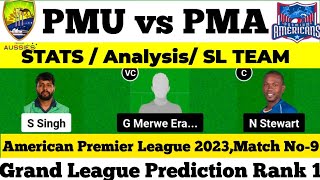 PMU vs PMA Dream11 Prediction | PMU vs PMA Dream11 Team | pmu vs pma dream11 today t20 match |