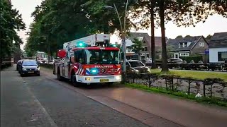 brandweer Oss met spoed naar gebouwbrand Singel 1940-1945 in Oss