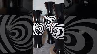 Vas Bunga Motif 3D // Guci Keramik // #shorts #short #shortvideo #shortsvideo